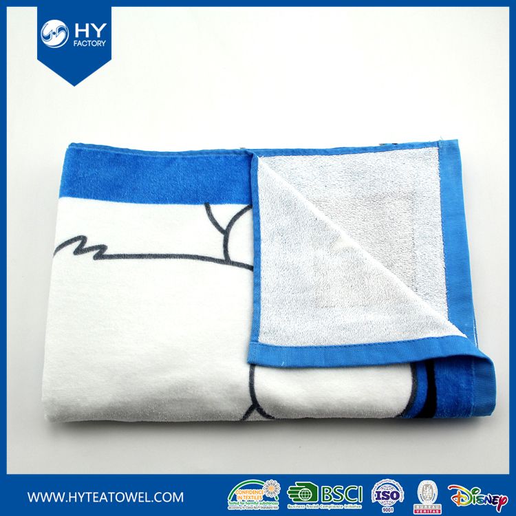 Custom Digital Printed Cotton Bath Beach Towel
